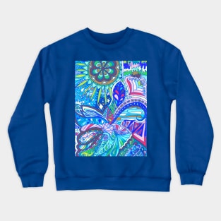 Dreamlike Doodle Crewneck Sweatshirt